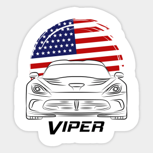 VIPER USA SUPERCAR Sticker